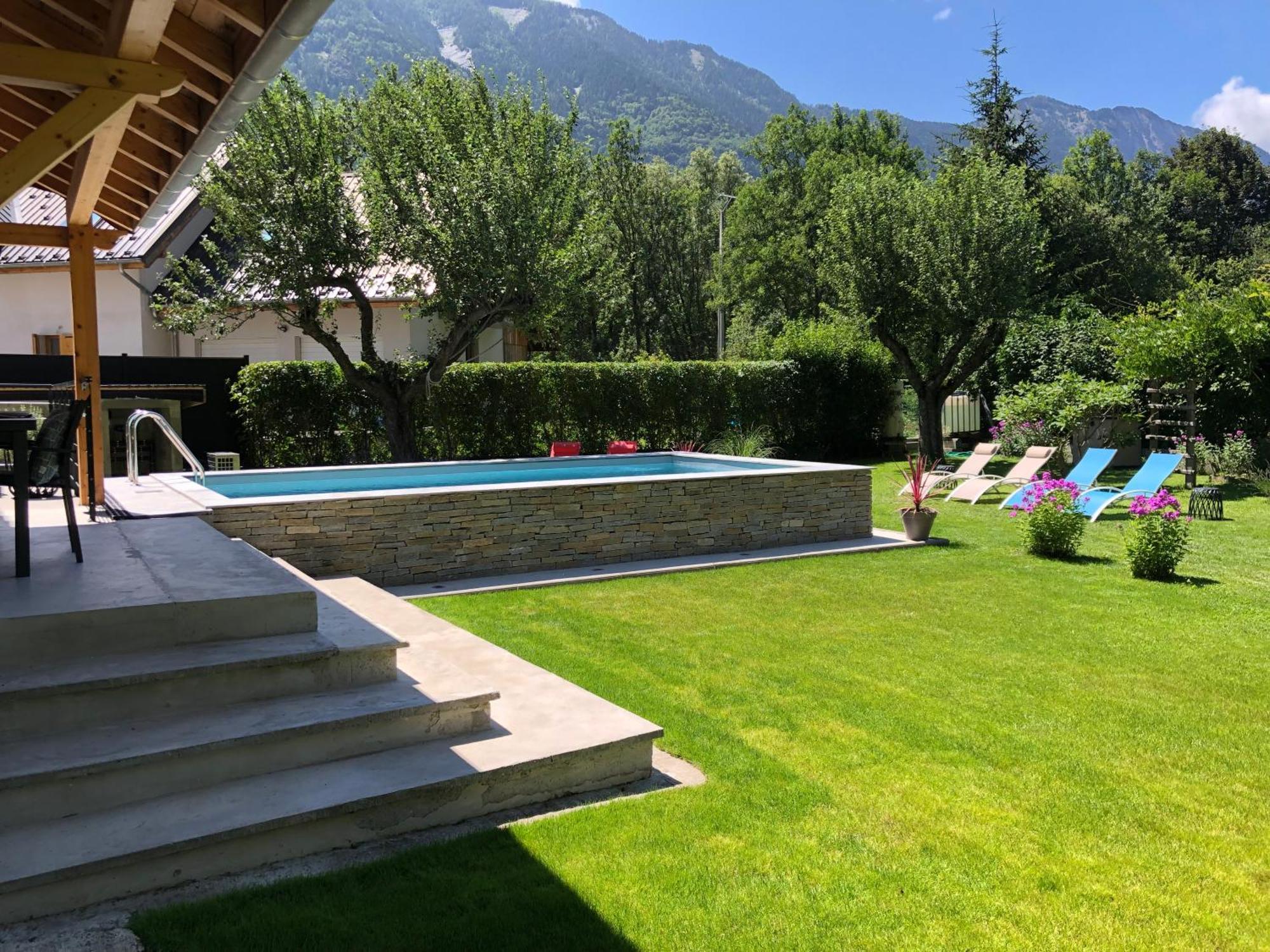 Chalet Barbara With Swimming Pool In The Heart Of Oisans Le Bourg-dʼOisans Exteriör bild